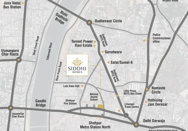  siddhi-homes Location Plan
