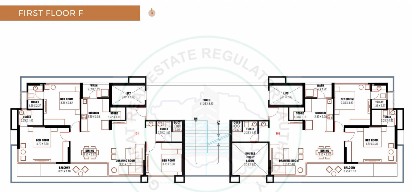  the aayansh Tower F Cluster Plan