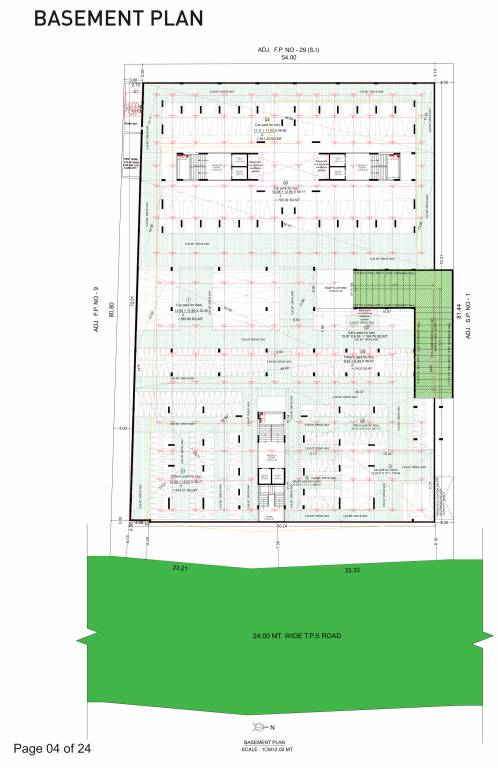  shyam greens Block A Cluster Plan for ground Floor