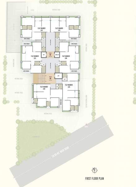  callisto-emerald Block A Cluster Plan for 1st Floor