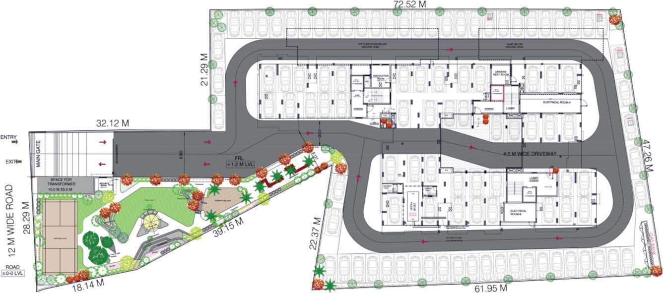  evorise Evorise Cluster Plan For Ground Floor