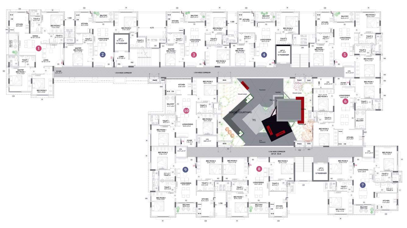  evorise Evorise Typical Cluster Plan