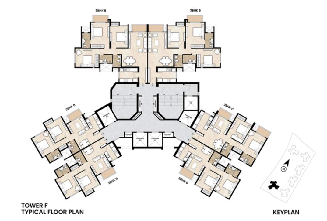  vista phase 2 Tower F Cluster Plan