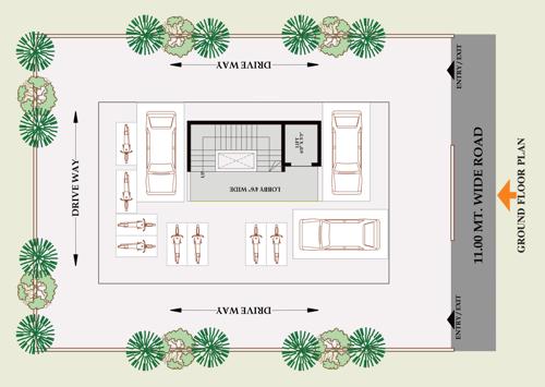  siddhivinayak-apartments Siddhivinayak Apartments Cluster Plan for ground Floor