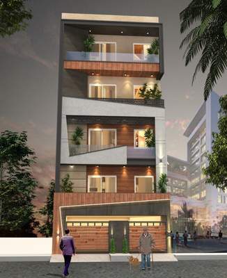gaurav-budget-floors Elevation Elevation