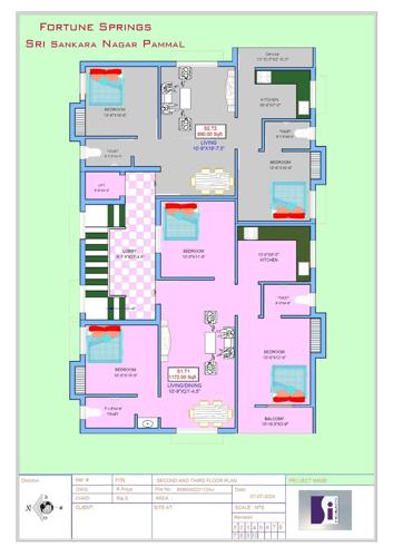  fortune-springs Fortune Springs Cluster Plan from 2nd to 3rd Floor