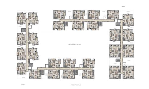 Block 1 Cluster Plan from 2nd to 14th Floor altura Block 1 Cluster Plan from 2nd to 14th Floor
