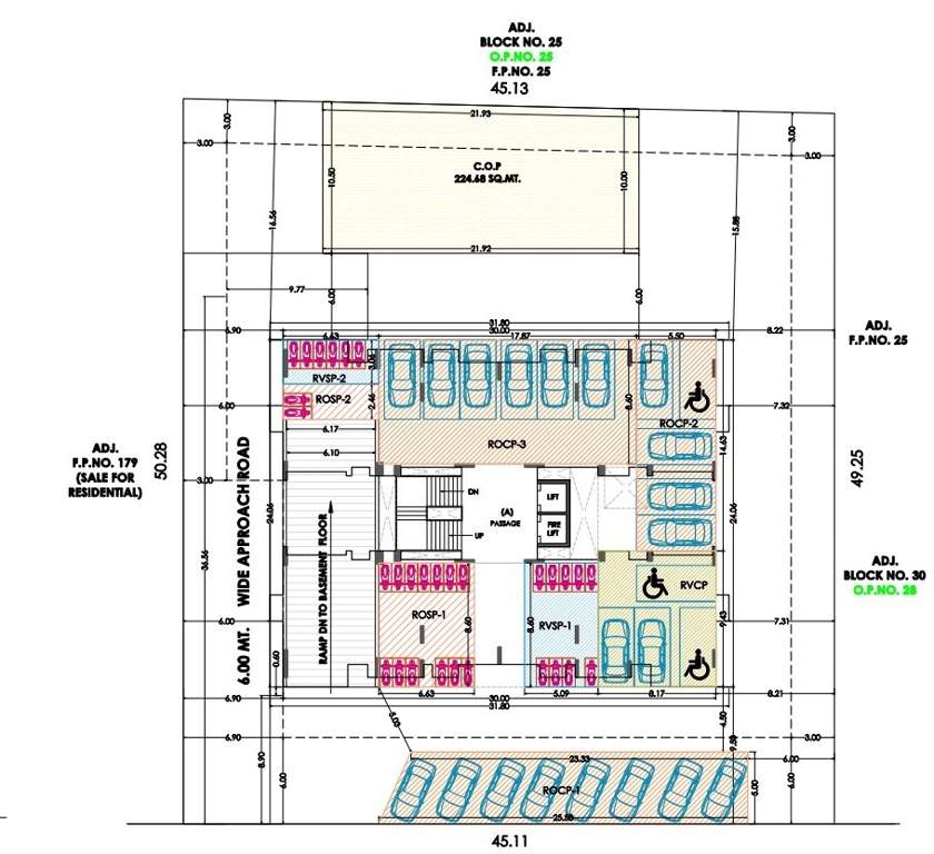  venus elegance Cluster Plan Ground Floor
