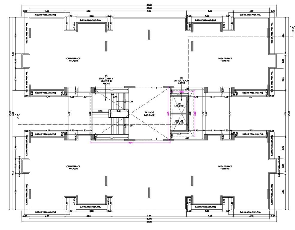  venus elegance Cluster Plan Terrace