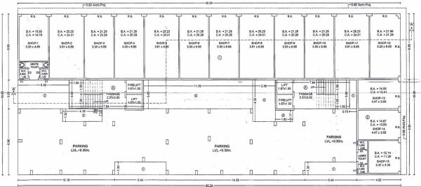  aakash-prithvi-building-b Cluster Plan Ground Floor