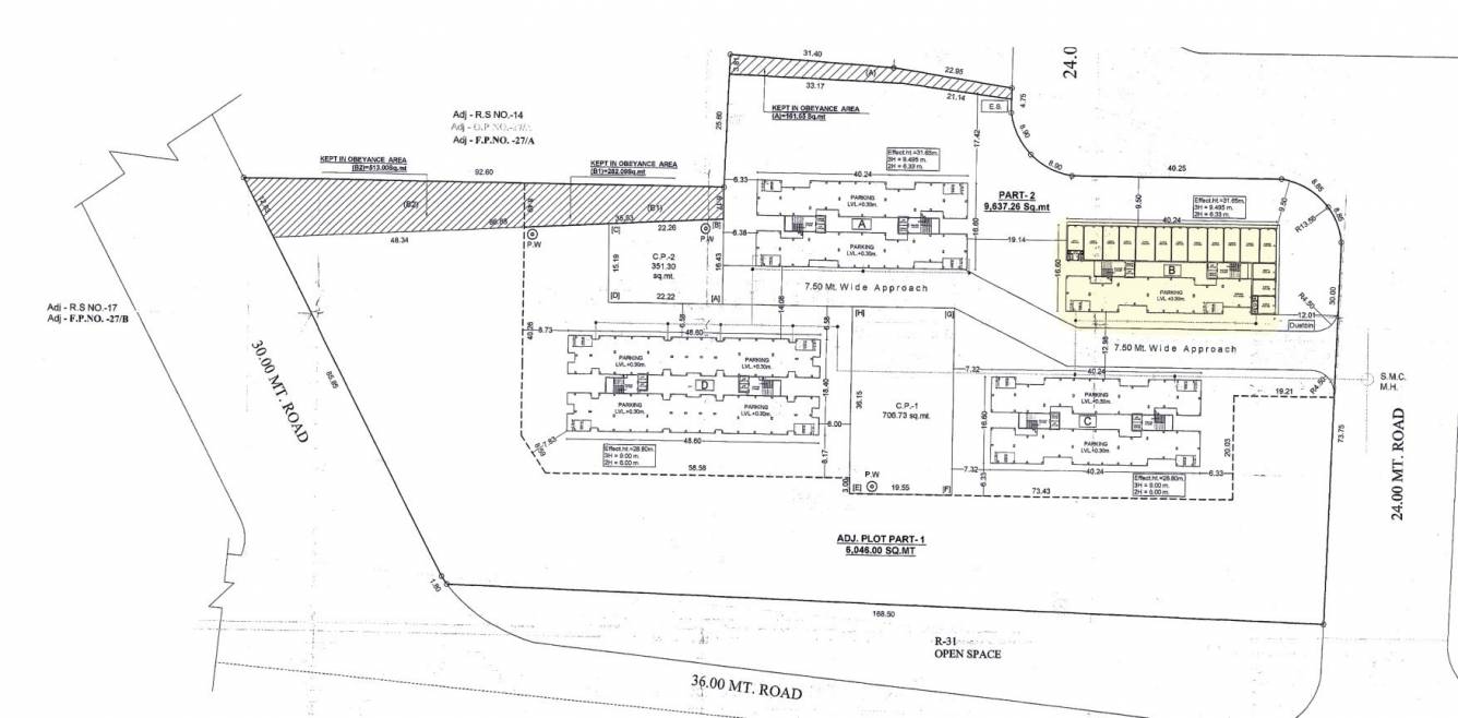  aakash prithvi building b Layout Plan