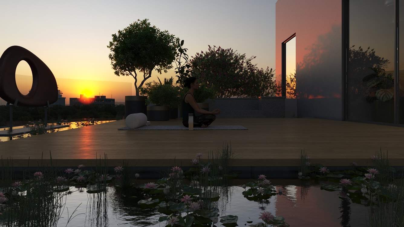  the saavira Yoga/ Meditation Area