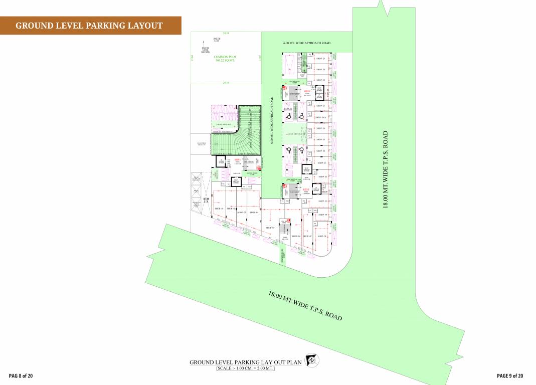  satved heaven Tower A Cluster Plan for ground Floor