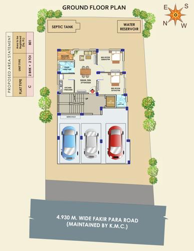  shree-kunj-ii Shree Kunj II Cluster Plan from 1st to 4th Floor