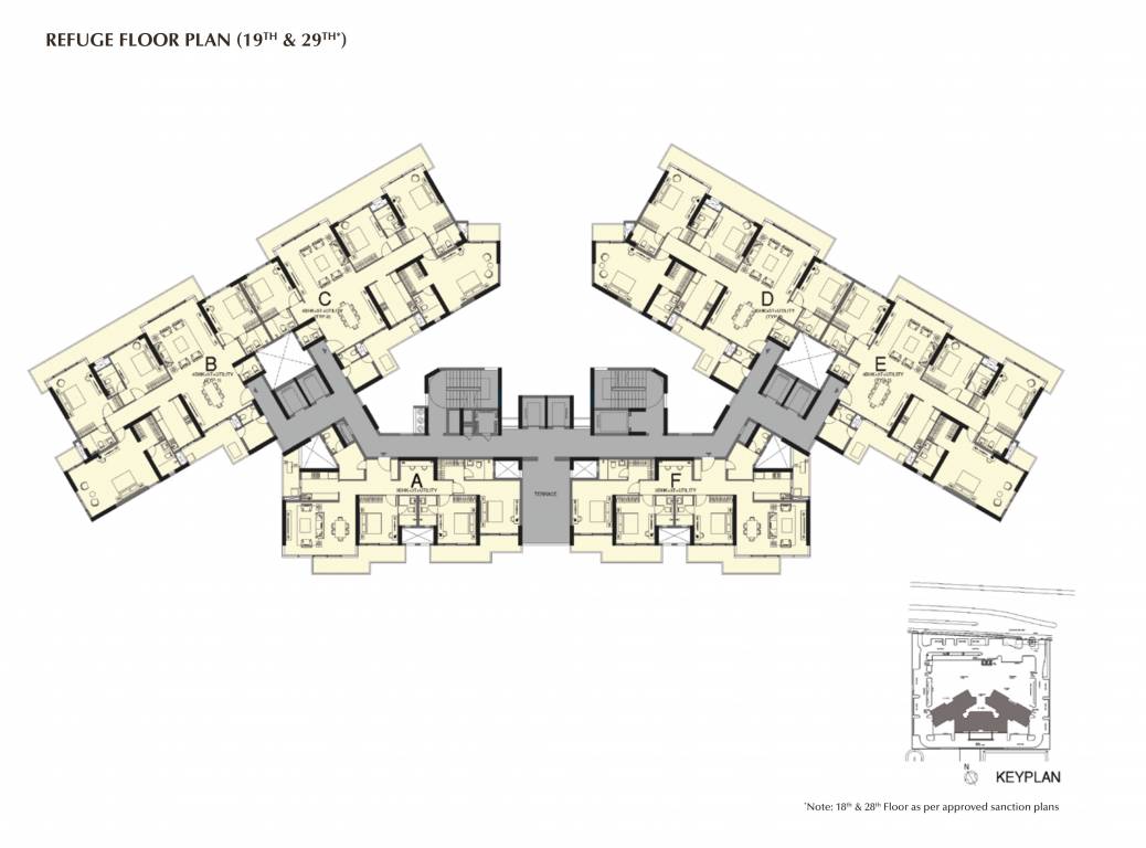 emaar elite oasis ELITE OASIS Cluster Plan from 9th to 29th Floor