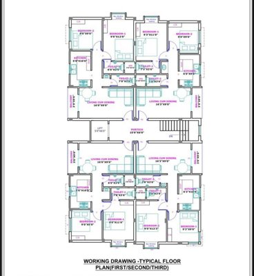  neo-skanda Neo Skanda Cluster Plan from 1st to 3rd Floor