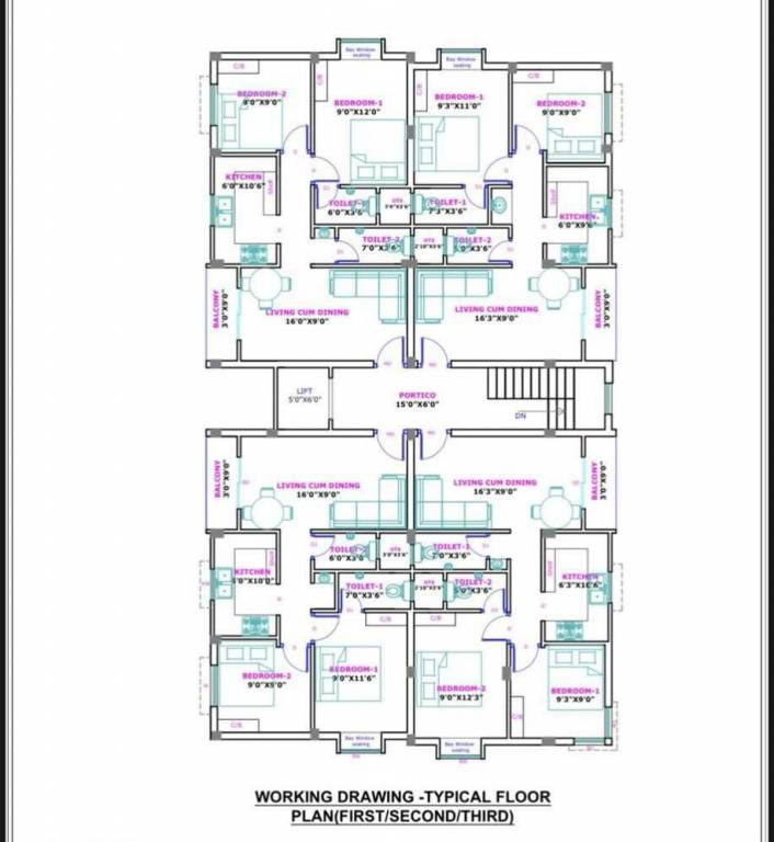  neo skanda Neo Skanda Cluster Plan from 1st to 3rd Floor