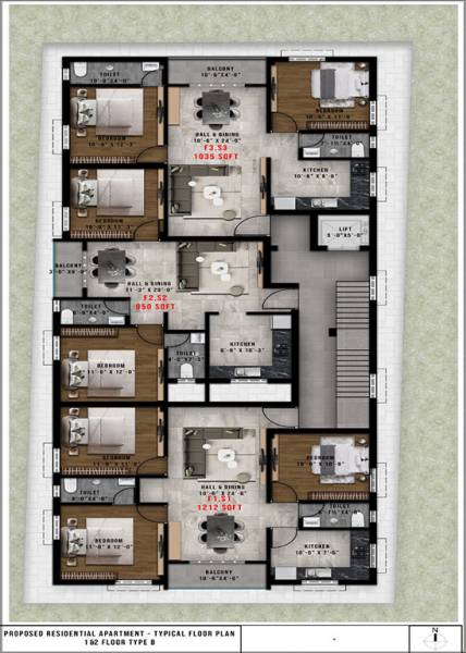  sai-rajamala-flats Block B Cluster Plan