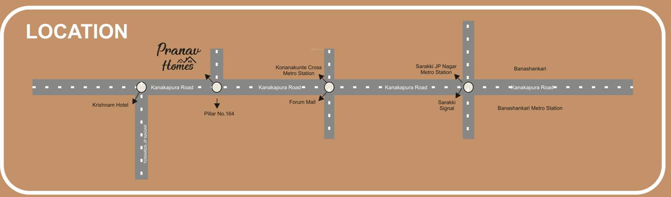  pranav homes Location Plan