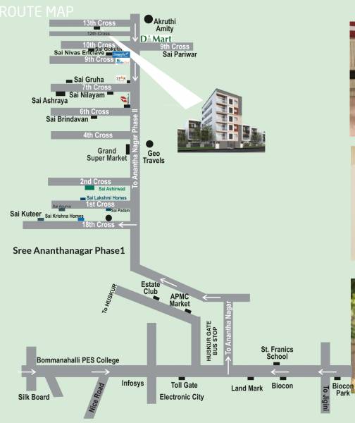  sai-akshara Location Plan