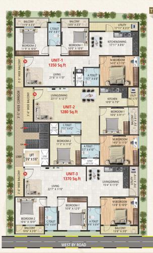  prajyo-enclave Prajyo Enclave Cluster Plan from 1st to 5th Floor