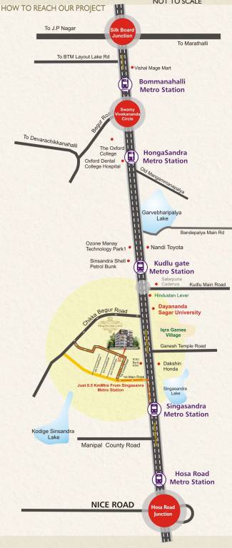  prajyo enclave Location Plan