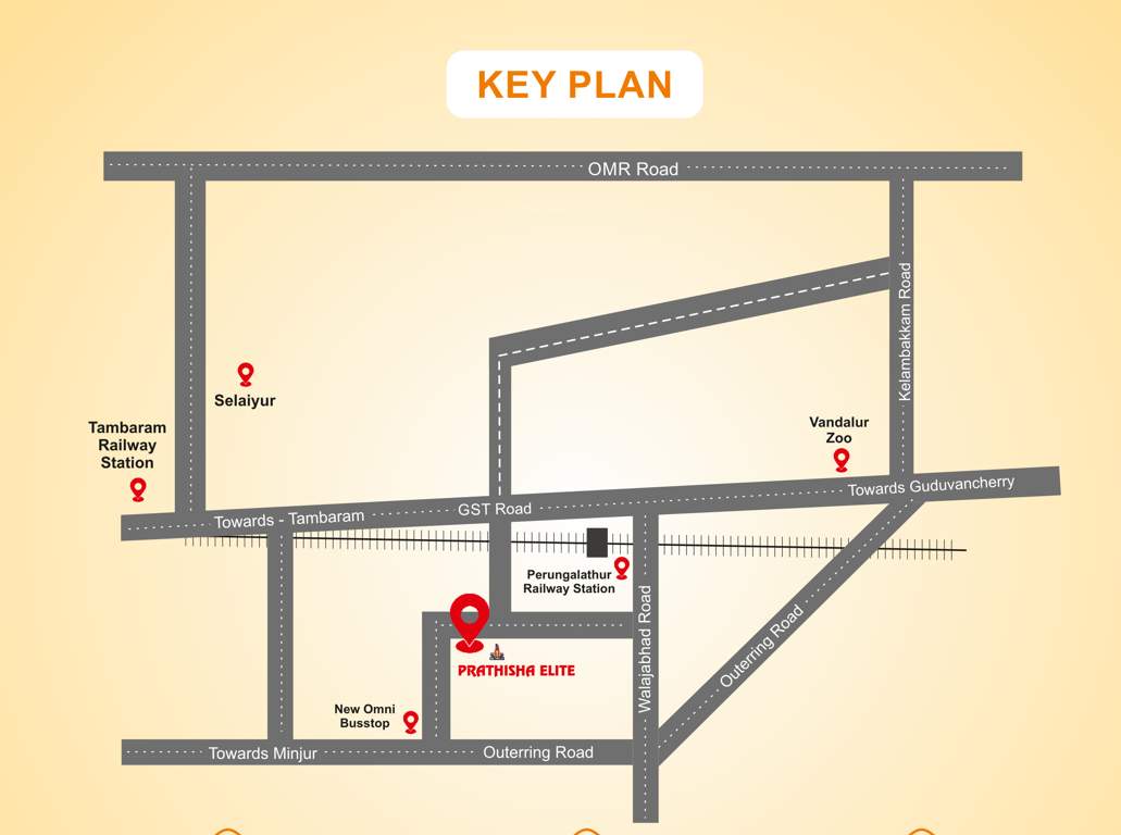 prathisha elite Location Plan
