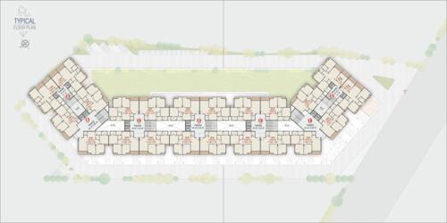  the-sapphire A, B, C, D, E, F, G Typical Cluster Plan from 2nd to 11th Floor