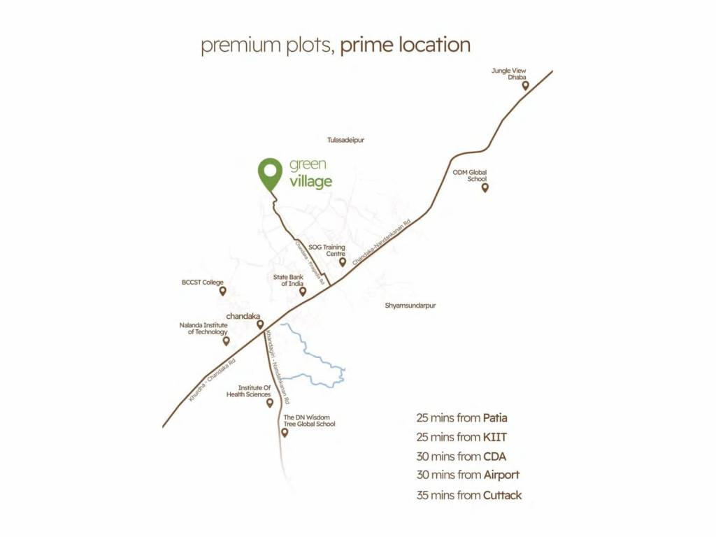 green village Location Plan