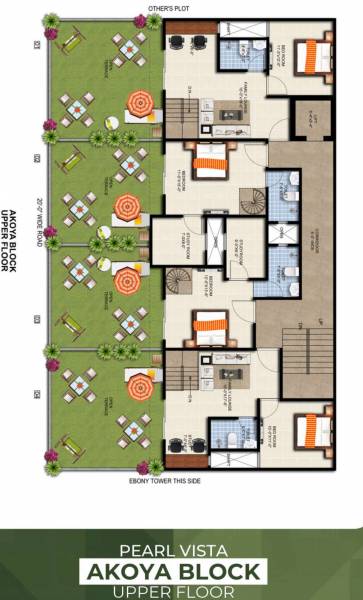  pearl-vista Akoya Block Upper Floor Cluster Plan