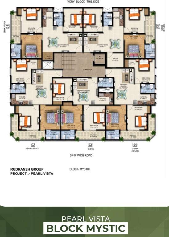  pearl vista Mustic Block Cluster Plan