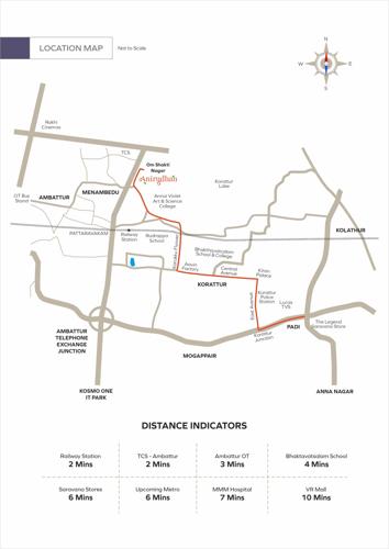  anirudhan-villas-rowhouse-apartments Location Plan