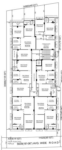  vinayak-vi Vinayak VI Cluster Plan from 1st to 4th Floor