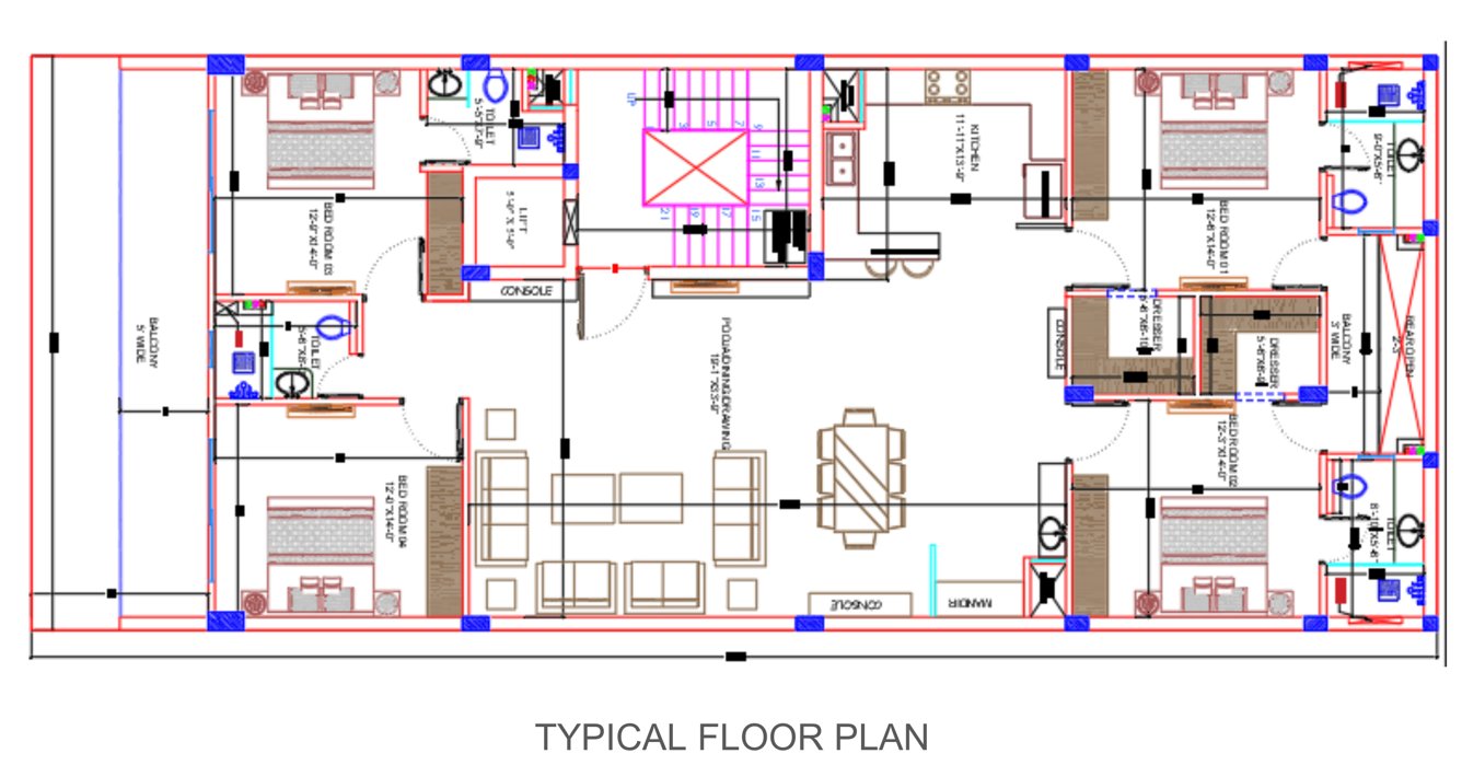manglam properties Manglam Properties Cluster Plan from 1st to 3rd Floor