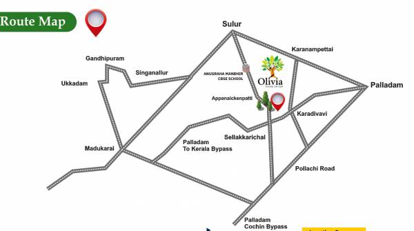  olivia Location Plan