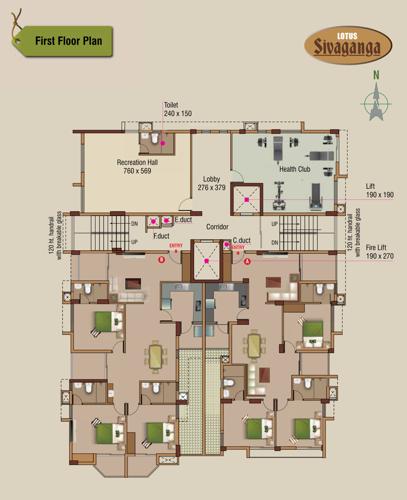 Sivaganga Cluster Plan for 1st Floor sivaganga Sivaganga Cluster Plan for 1st Floor