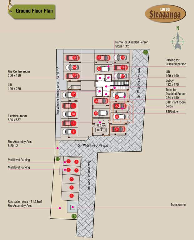  sivaganga Sivaganga Cluster Plan for ground Floor