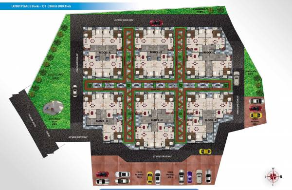  vaishno-greens Layout Plan