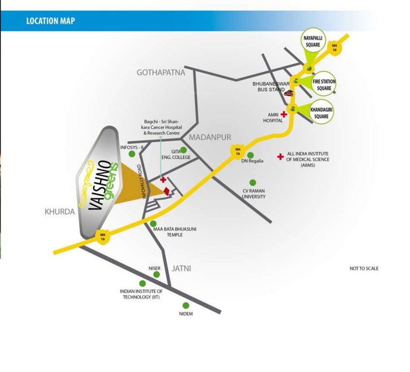 vaishno greens Location Plan