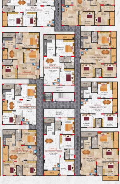  sv-brundhavanam Block A Cluster Plan