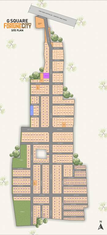 fortune city Layout Plan