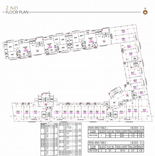  eklavya B Cluster Plan for 2nd Floor