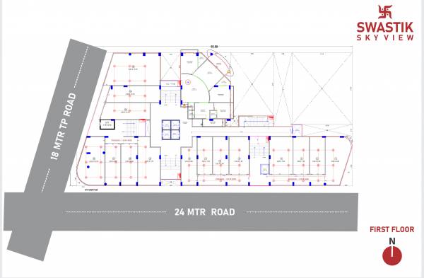  skyview Skyview Cluster Plan for 1st Floor