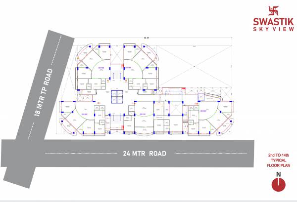  skyview Skyview Cluster Plan from 2nd to 14th Floor