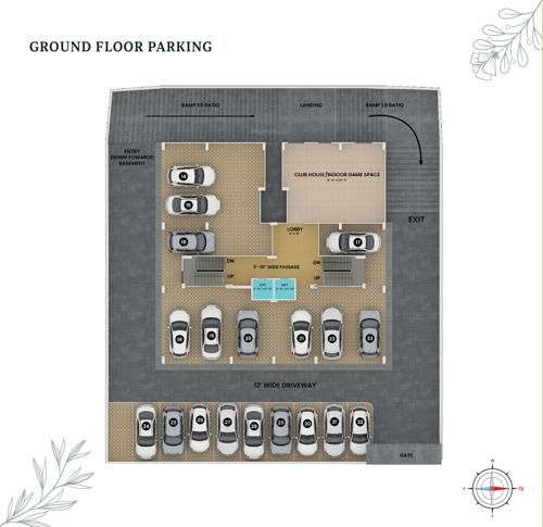  varunaz-robjoy-enclave Varunaz Robjoy Enclave Cluster Plan from 1st to 6th Floor