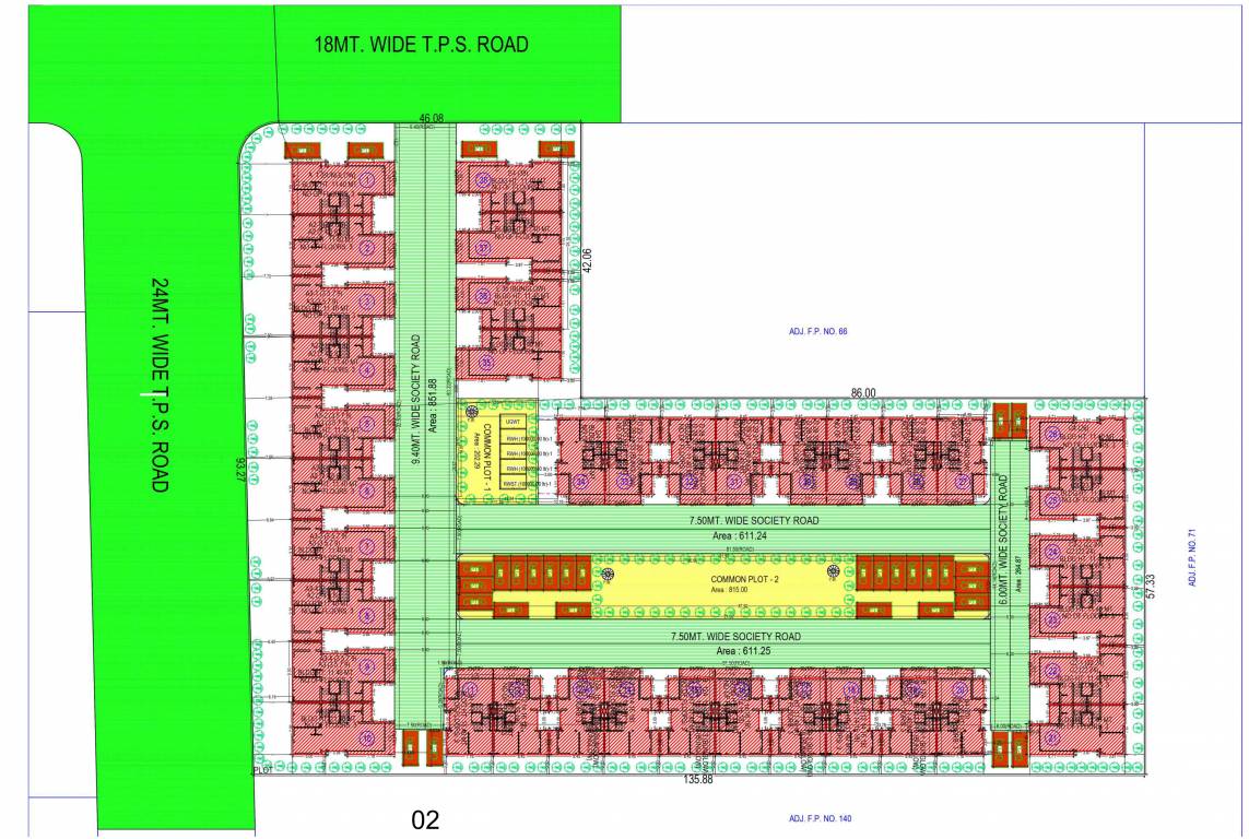  sanidhya villas Layout Plan