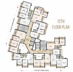 RESIDENCY Cluster Plan for 12th Floor residency RESIDENCY Cluster Plan for 12th Floor