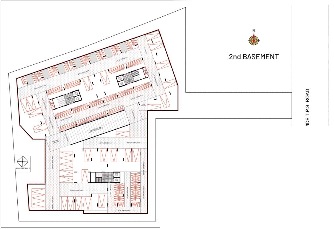  asopalav green C Cluster Plan for basement 2 Floor