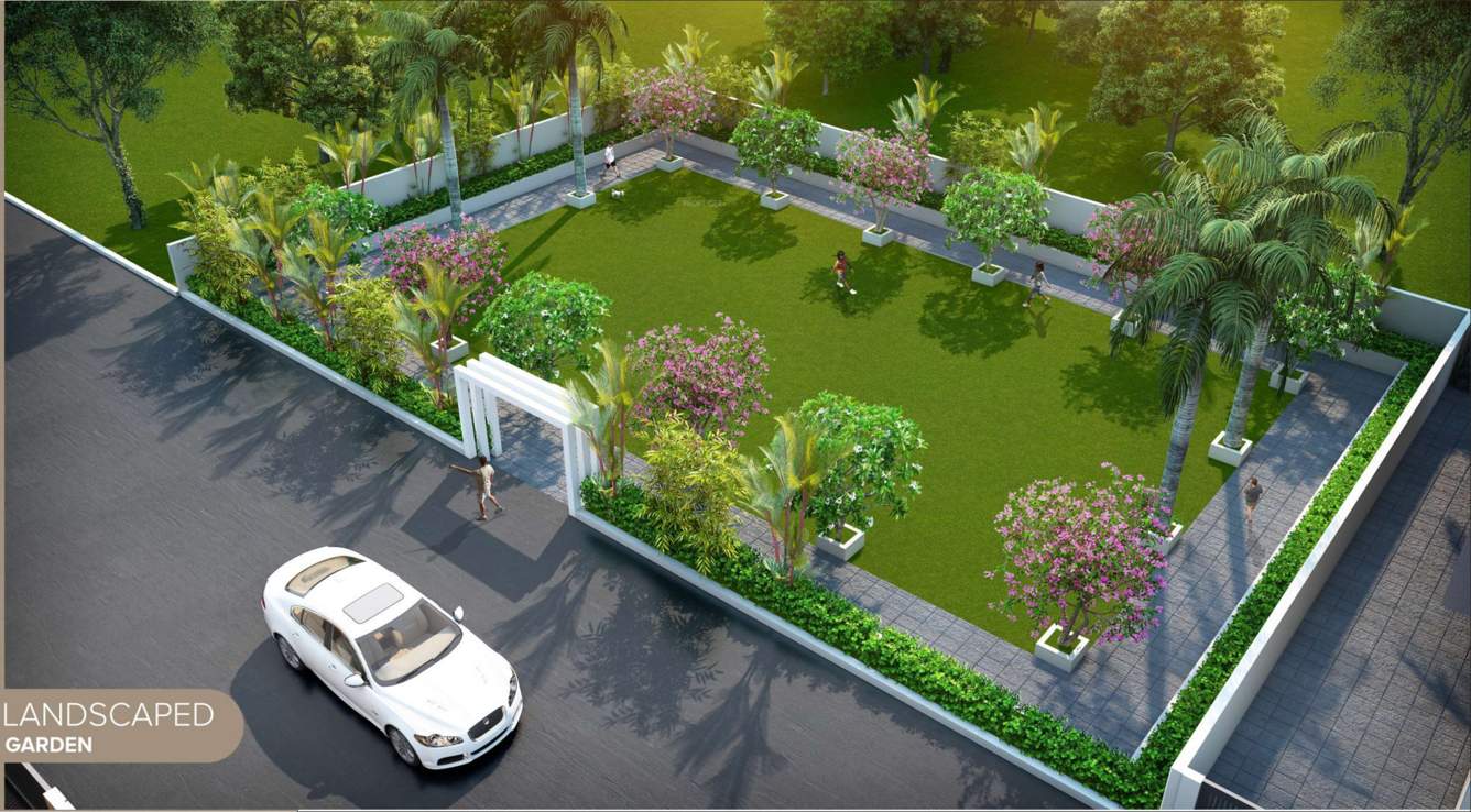  om dream villa Landscape Garden and Tree Planting