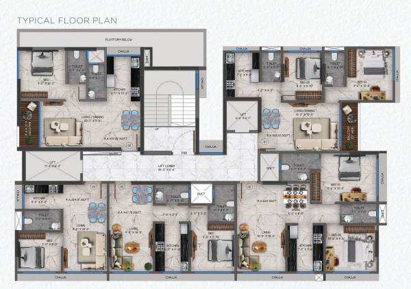  mansarovar-residency Mansarovar Residency Cluster Plan